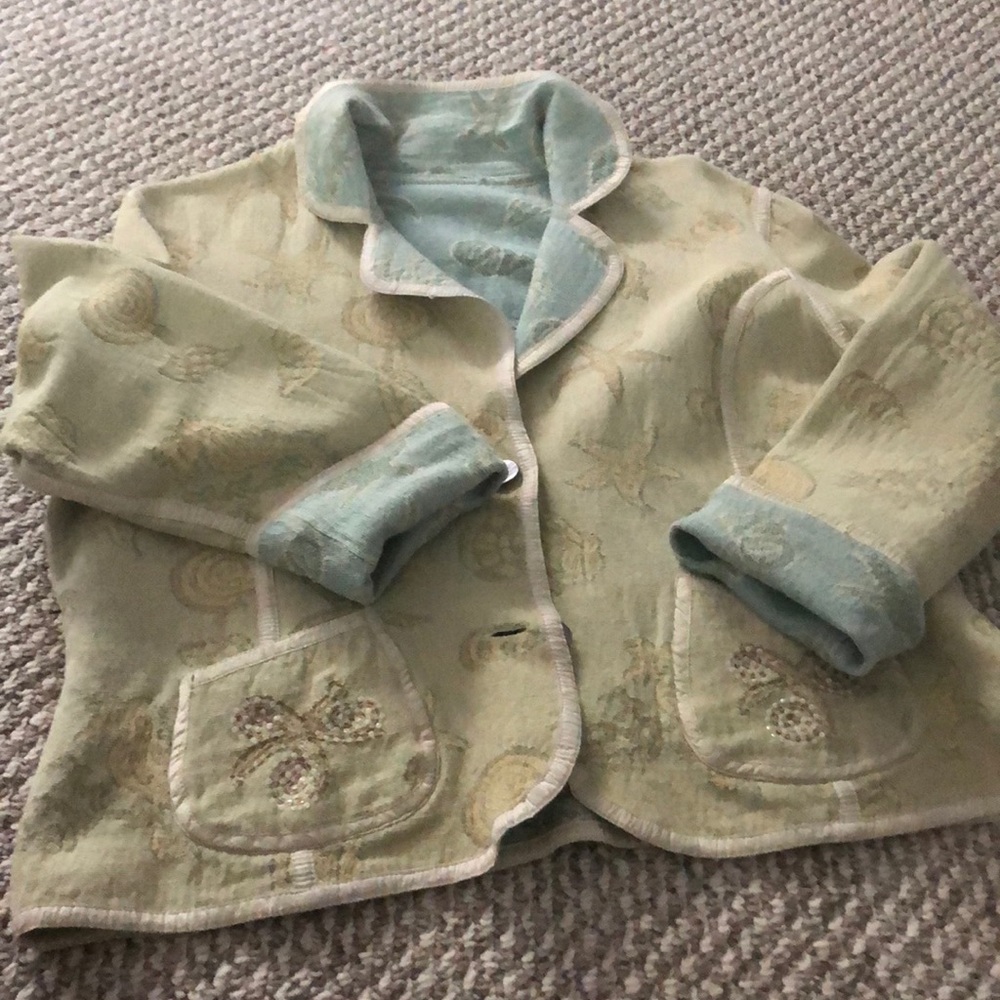Custom reversible jacket